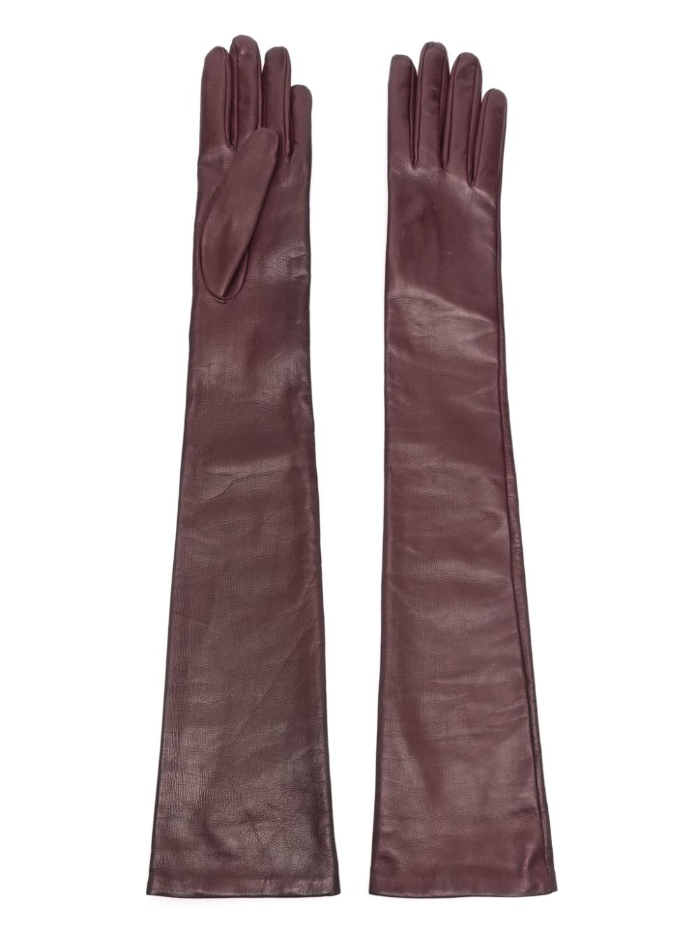 Ermanno Scervino leather gloves - Red von Ermanno Scervino