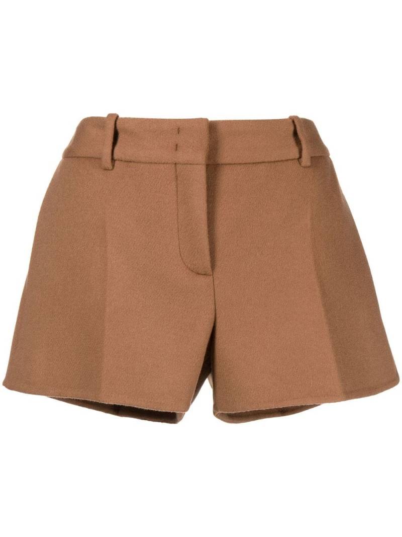 Ermanno Scervino low-rise knitted shorts - Brown von Ermanno Scervino