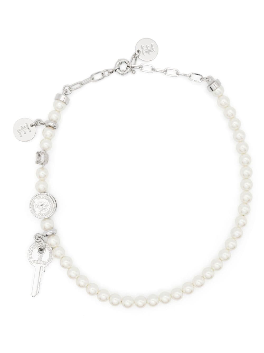 Ermanno Scervino mother-of-pearl necklace - Silver von Ermanno Scervino