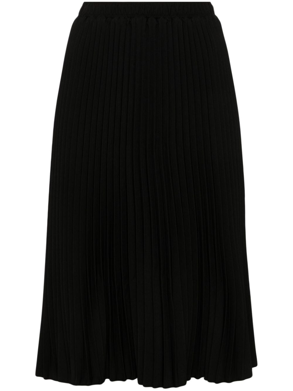 Ermanno Scervino pleated midi skirt - Black von Ermanno Scervino