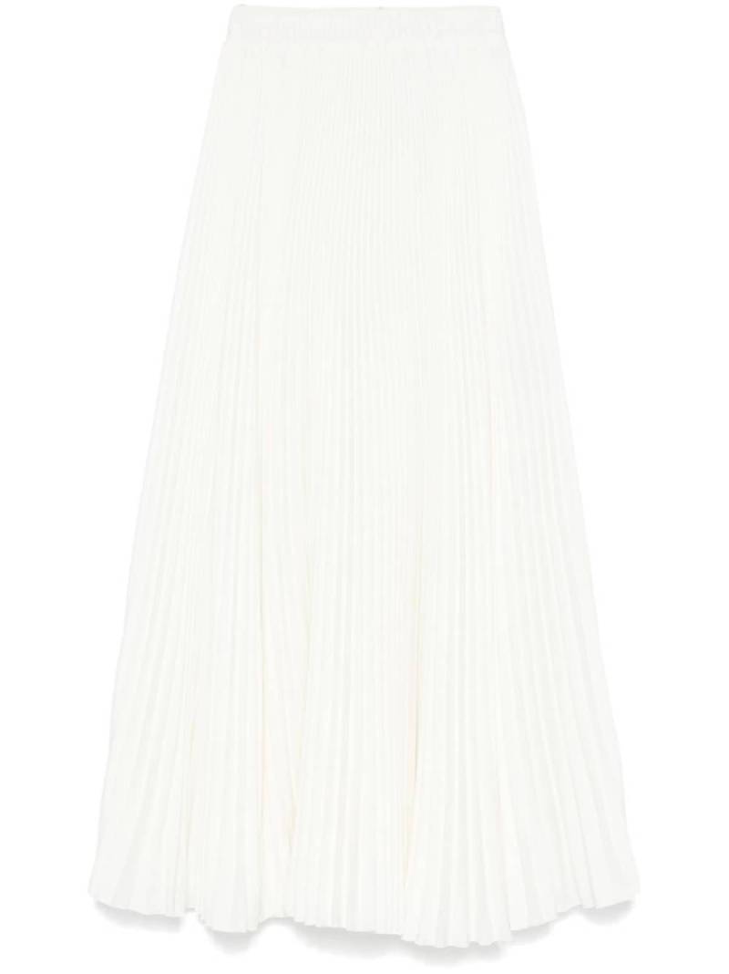 Ermanno Scervino pleated midi skirt - White von Ermanno Scervino