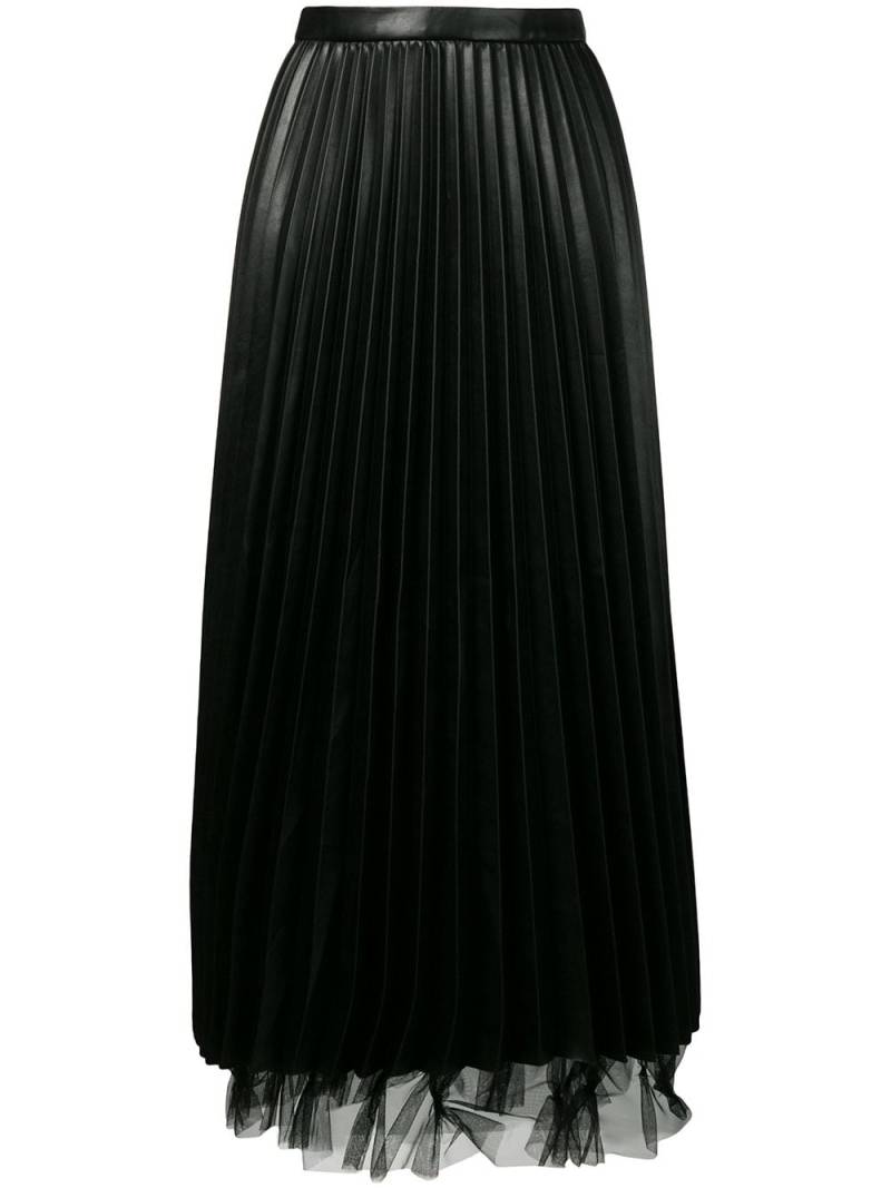 Ermanno Scervino pleated skirt - Black von Ermanno Scervino