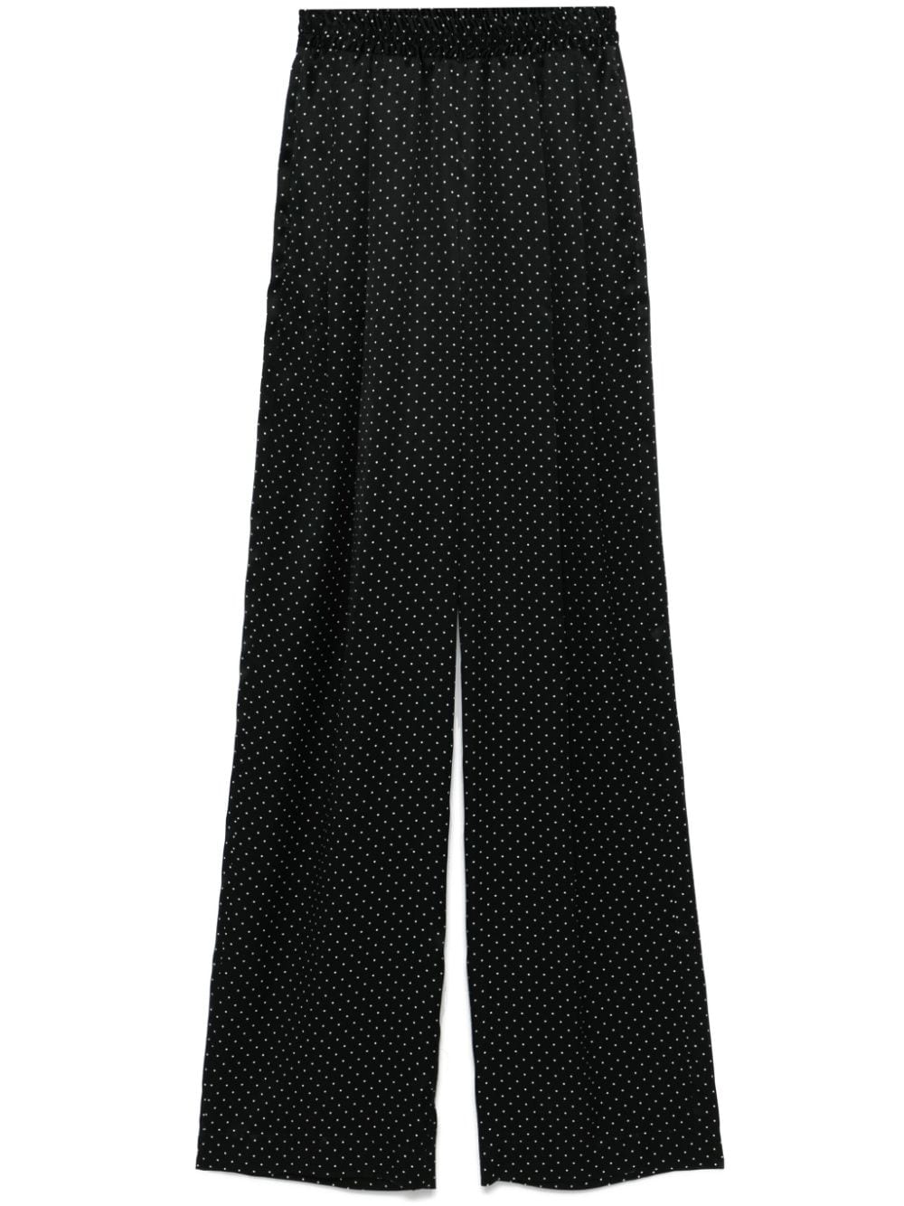 Ermanno Scervino polka dot-print trousers - Black von Ermanno Scervino