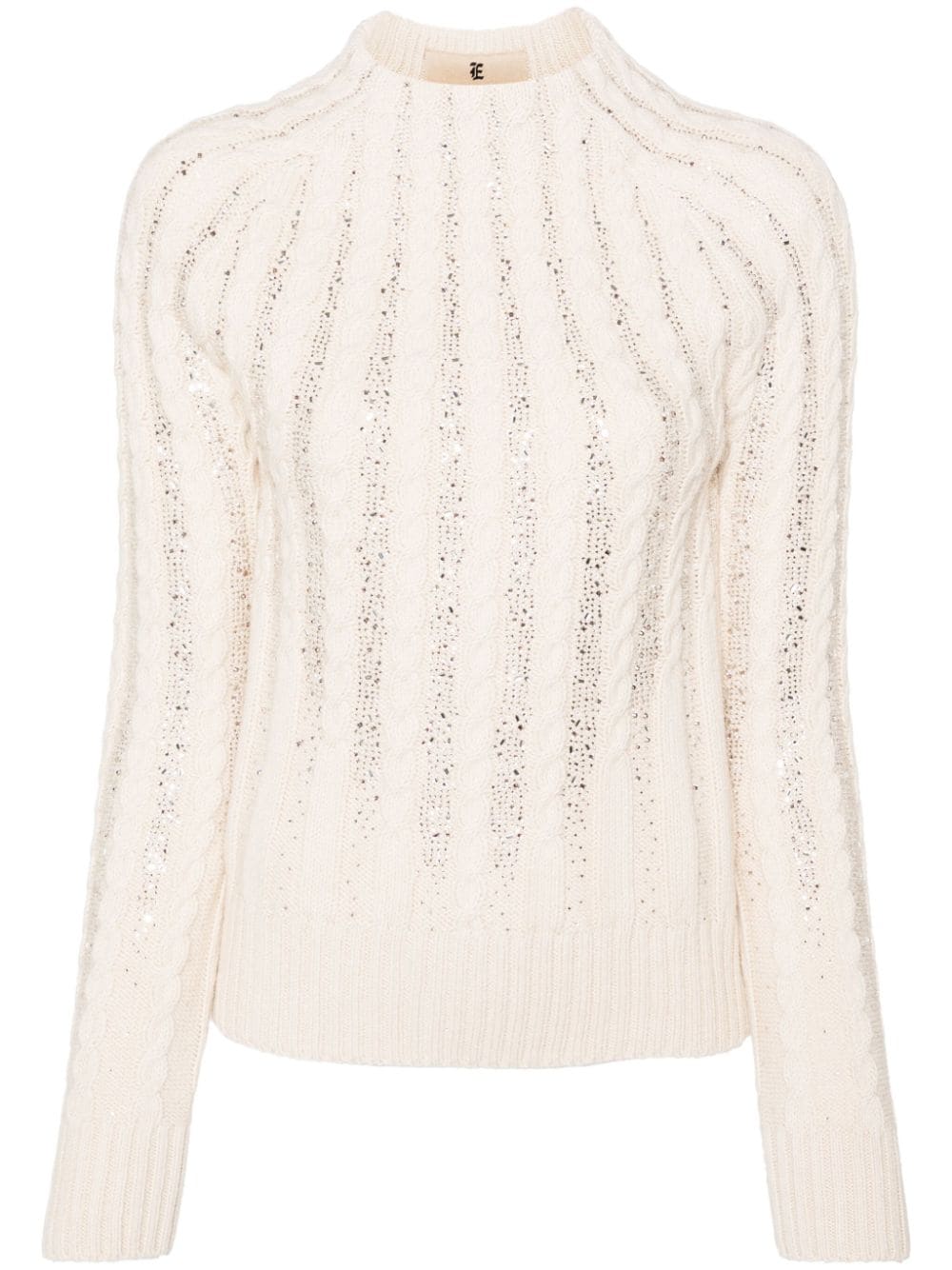 Ermanno Scervino rhinestone-embellished sweater - Neutrals von Ermanno Scervino