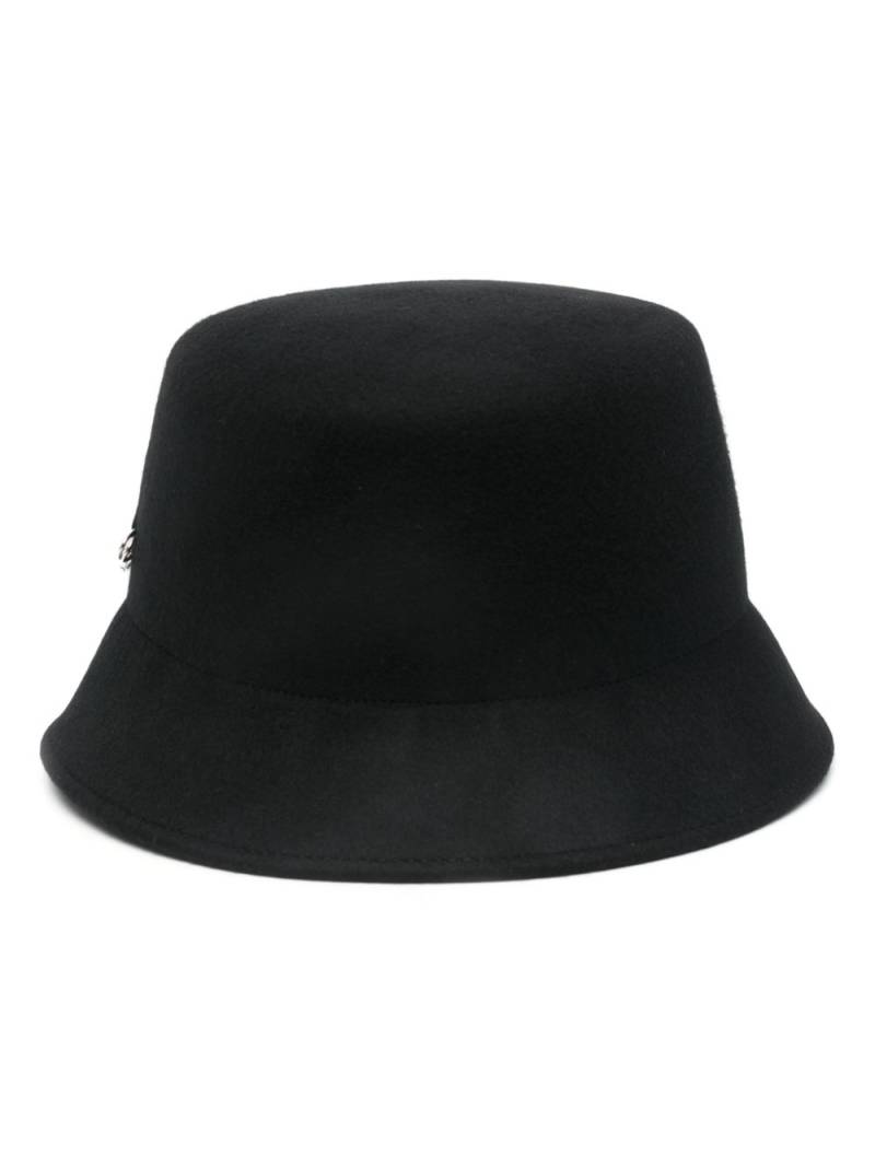 Ermanno Scervino safety-pin bucket hat - Black von Ermanno Scervino