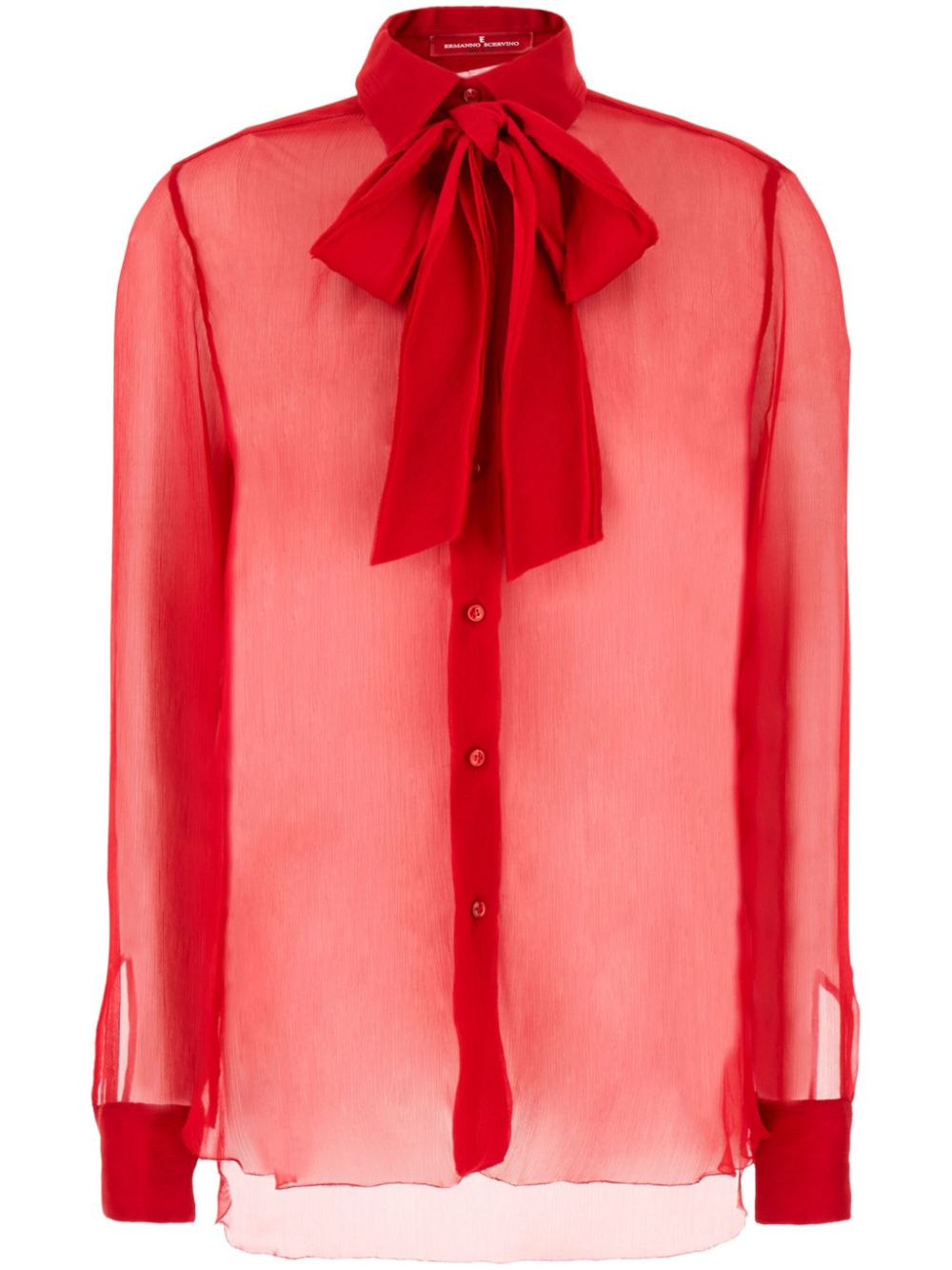 Ermanno Scervino silk blouse - Red von Ermanno Scervino