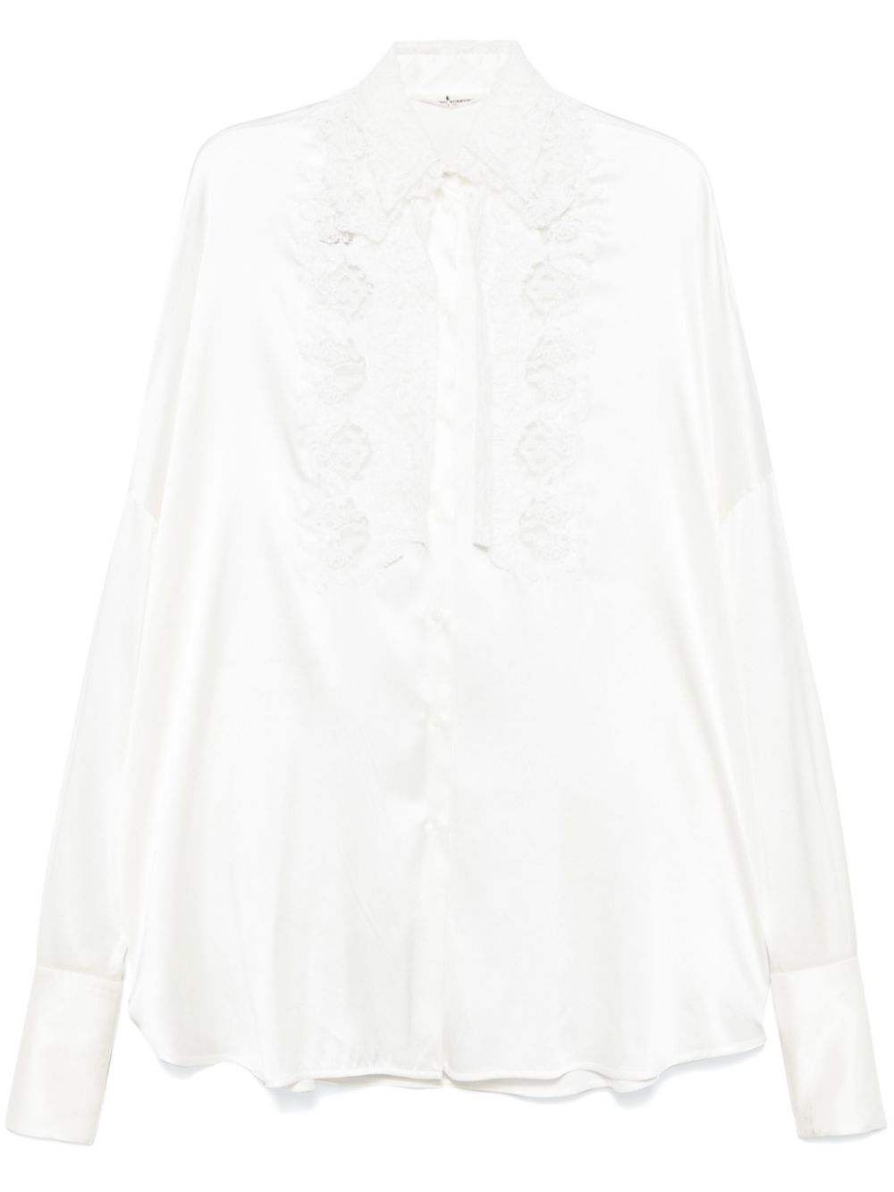 Ermanno Scervino silk shirt - White von Ermanno Scervino