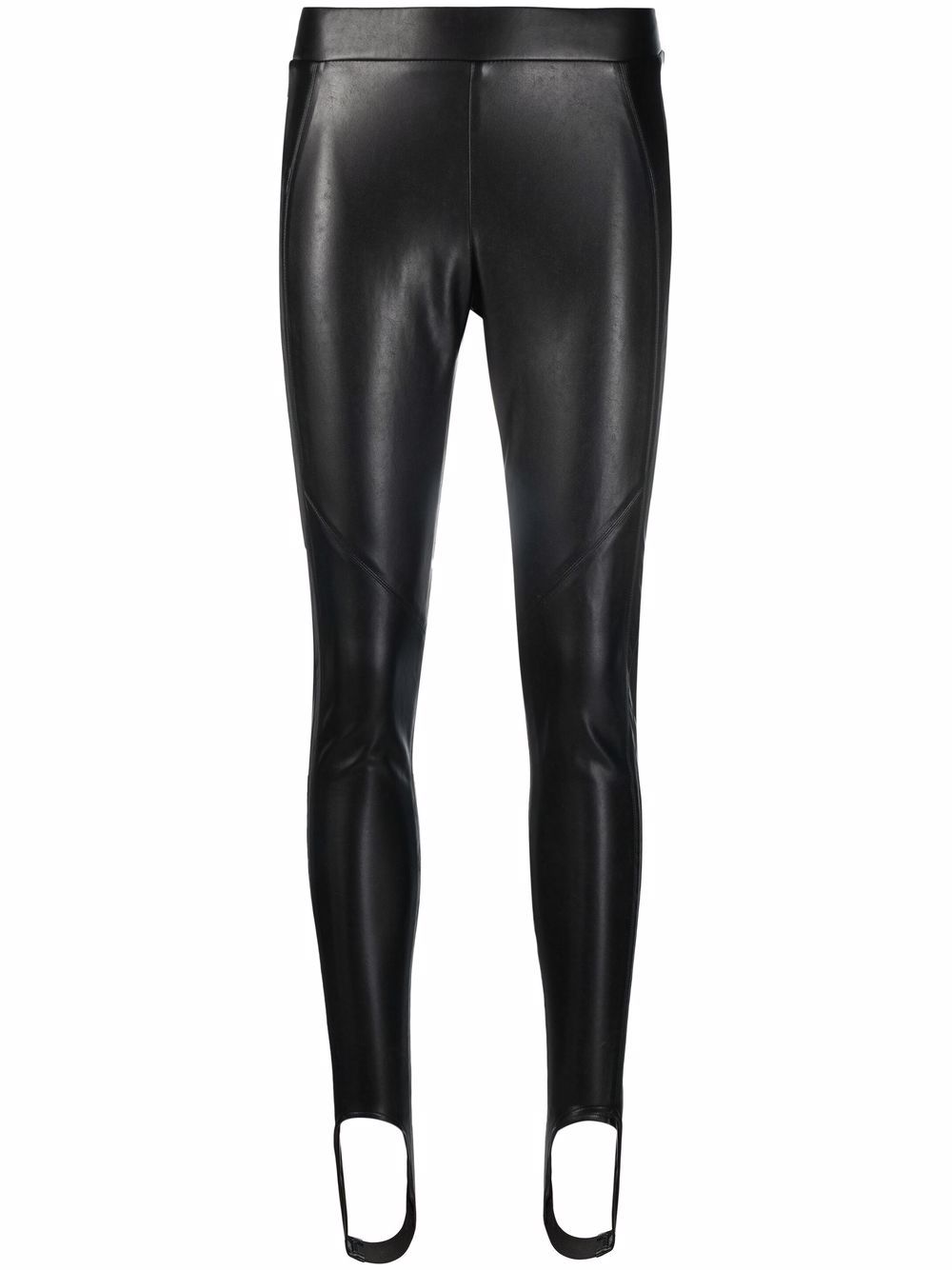 Ermanno Scervino skinny-cut faux leather trousers - Black von Ermanno Scervino