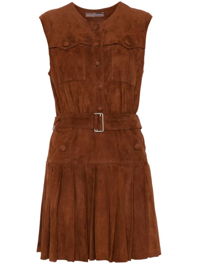 Ermanno Scervino sleeveless mini dress - Brown von Ermanno Scervino