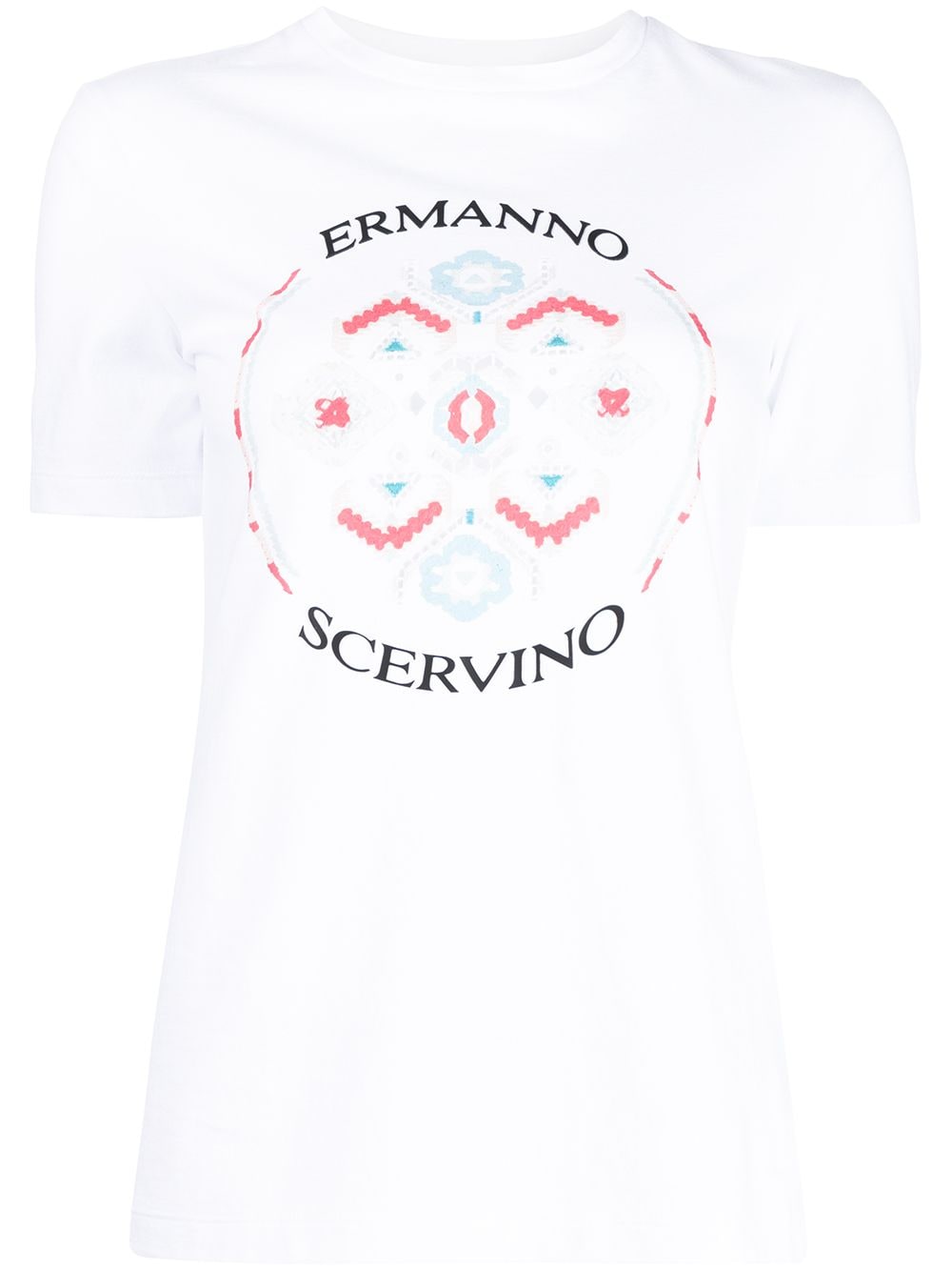 Ermanno Scervino slim fit short-sleeve t-shirt - White von Ermanno Scervino