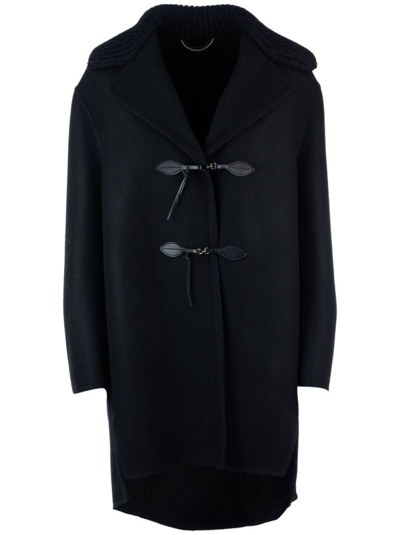 Ermanno Scervino toggle-fastening coat - Black von Ermanno Scervino