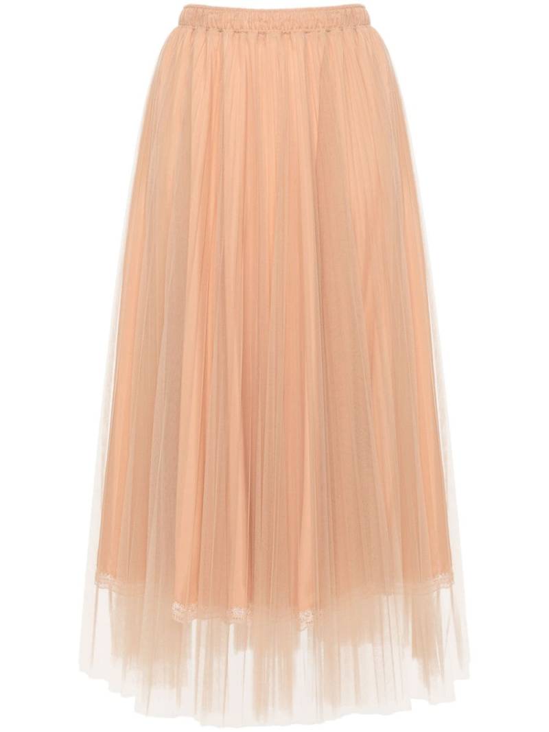 Ermanno Scervino tulle midi skirt - Neutrals von Ermanno Scervino