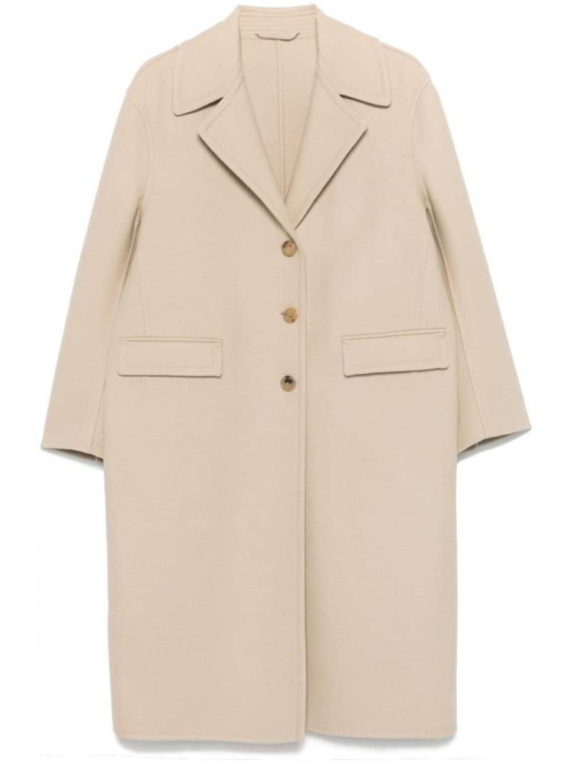 Ermanno Scervino virgin wool coat - Neutrals von Ermanno Scervino