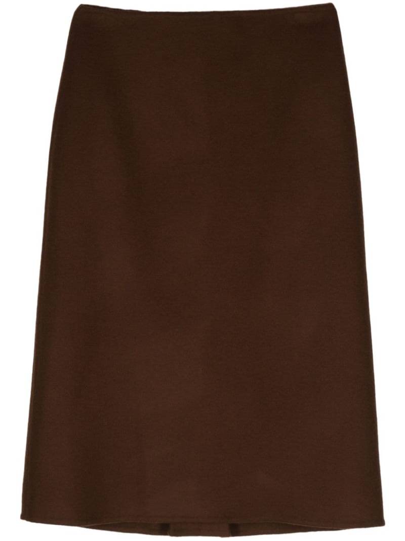 Ermanno Scervino wool midi skirt - Brown von Ermanno Scervino