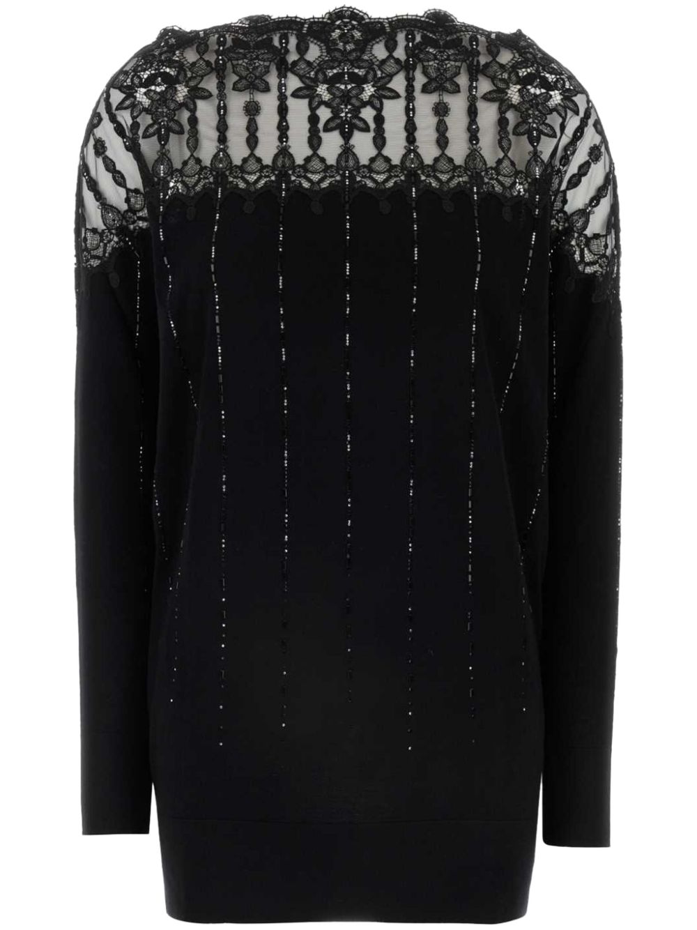 Ermanno Scervino wool sweater - Black von Ermanno Scervino