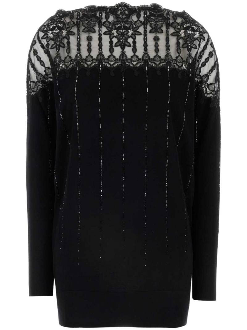 Ermanno Scervino wool sweater - Black von Ermanno Scervino