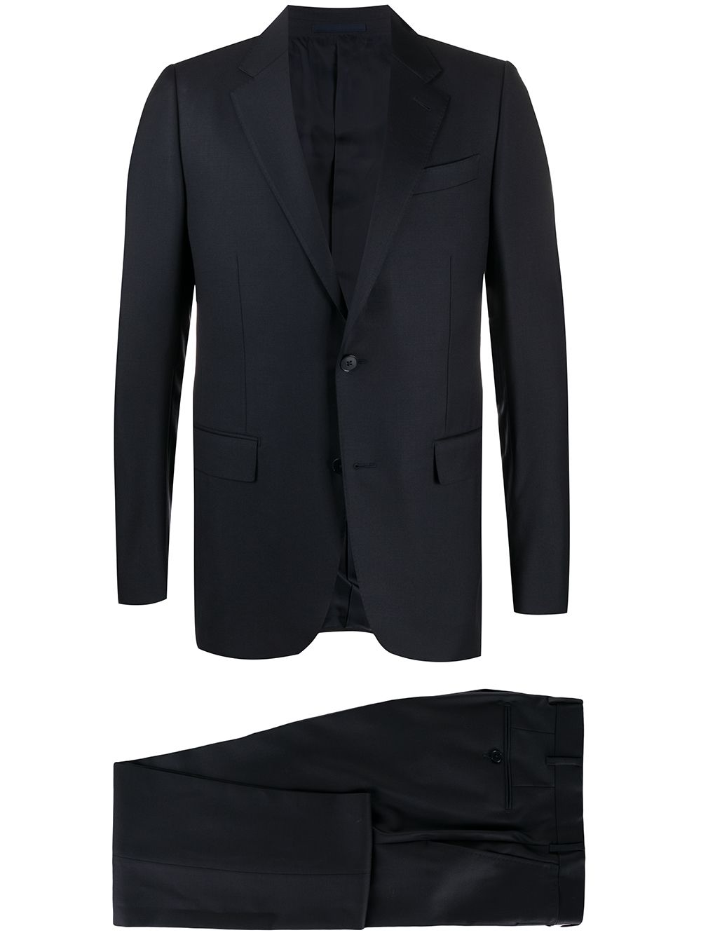 Zegna single-breasted suit - Blue von Zegna