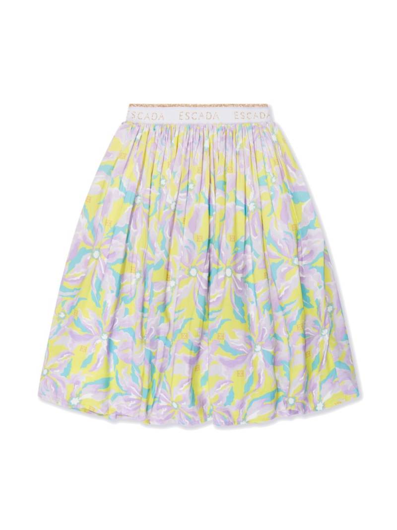 Escada Kids floral-print skirt - Purple von Escada Kids