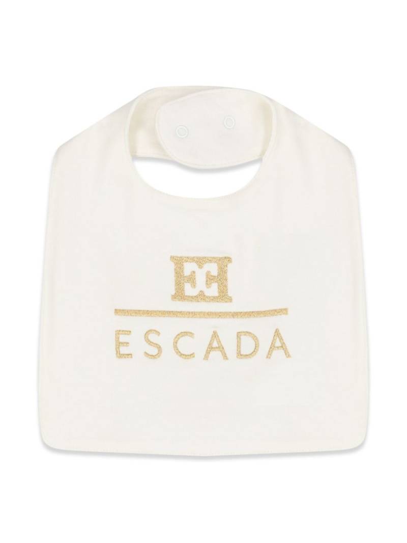 Escada Kids logo bib - White von Escada Kids