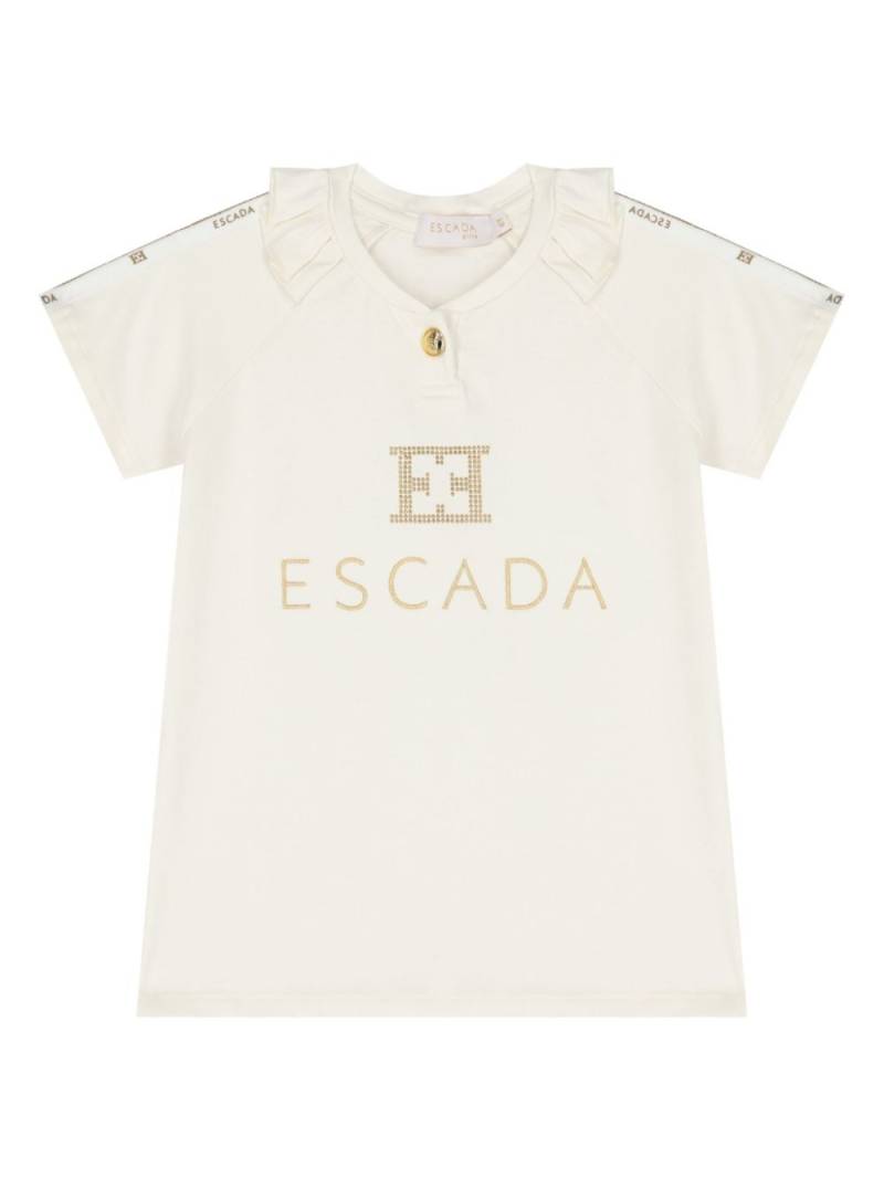 Escada Kids logo t-shirt - Neutrals von Escada Kids