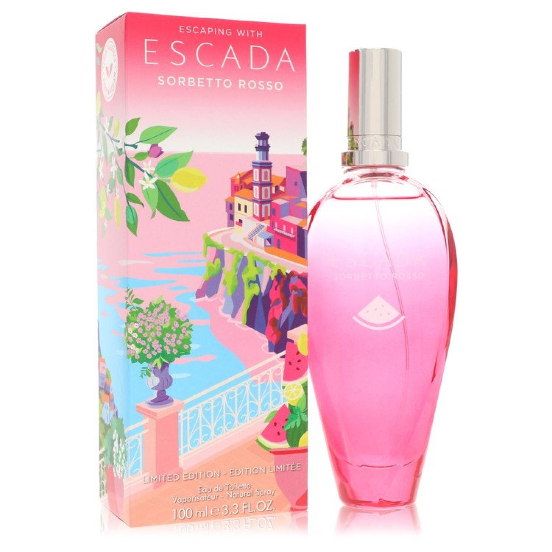 Escada Sorbetto Rosso Eau De Toilette Spray (Limited Edition) 98 ml von Escada