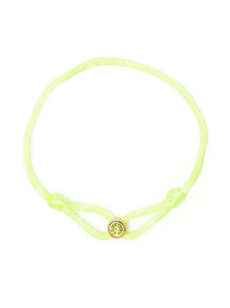 Eshvi August Birthstone silk bracelet - Yellow von Eshvi