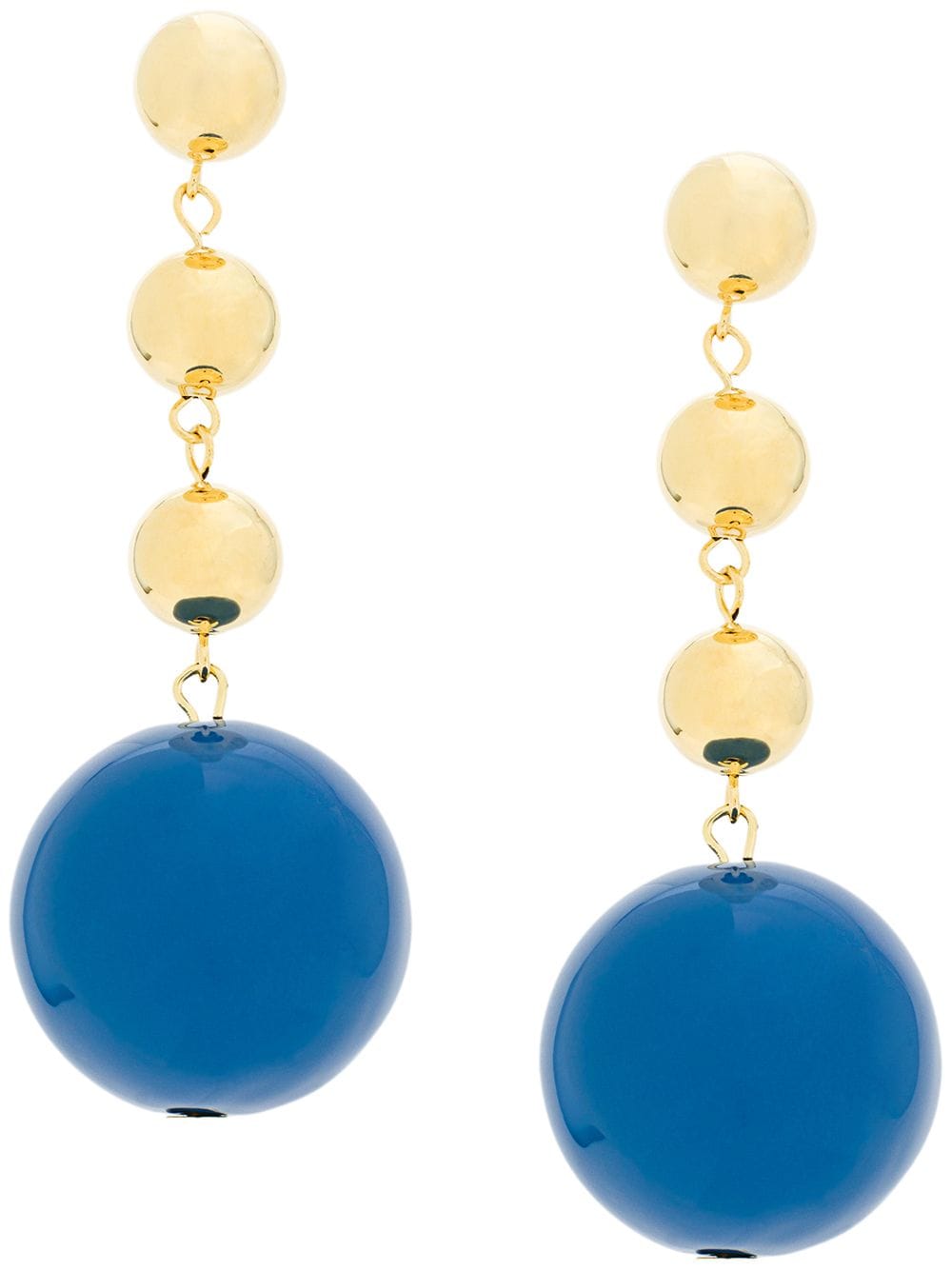 Eshvi ball drop earrings - Blue von Eshvi