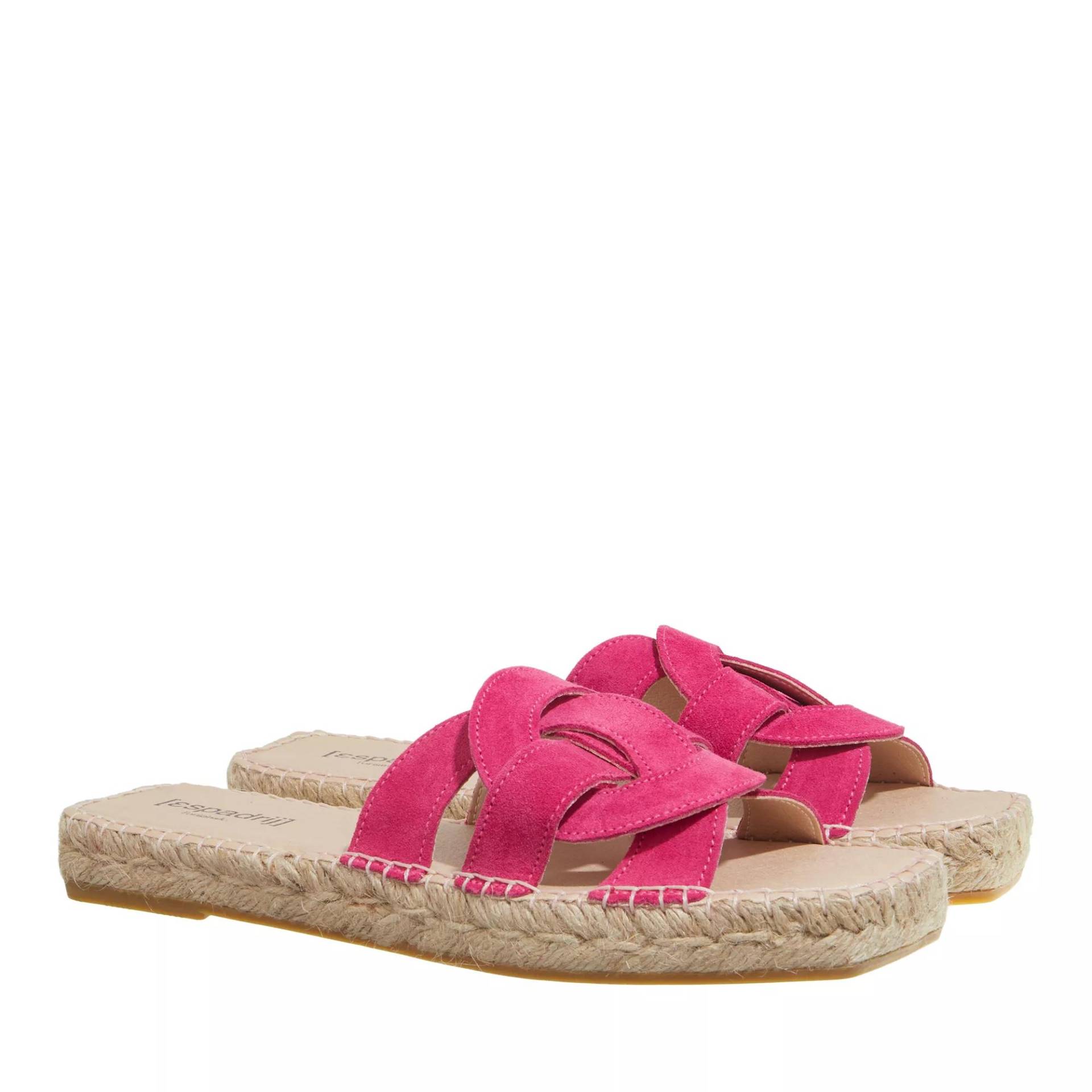 Espadrij l’originale Sandalen - Tours Velour - Gr. 39 (EU) - in Rosa - für Damen von Espadrij l’originale