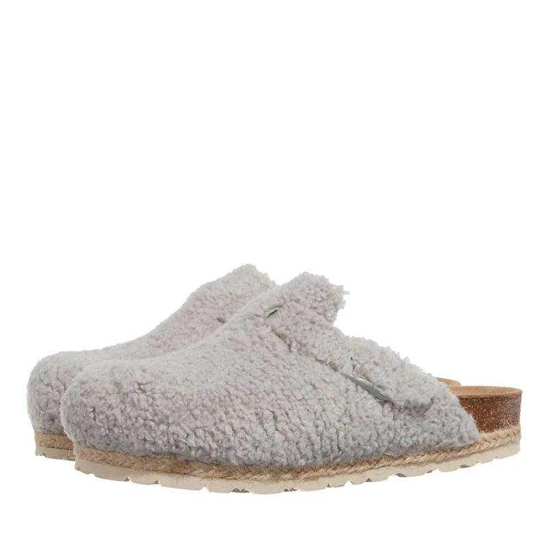 Espadrij l’originale Slipper & Pantoletten - Cloq Curly - Gr. 36 (EU) - in Grau - für Damen von Espadrij l’originale