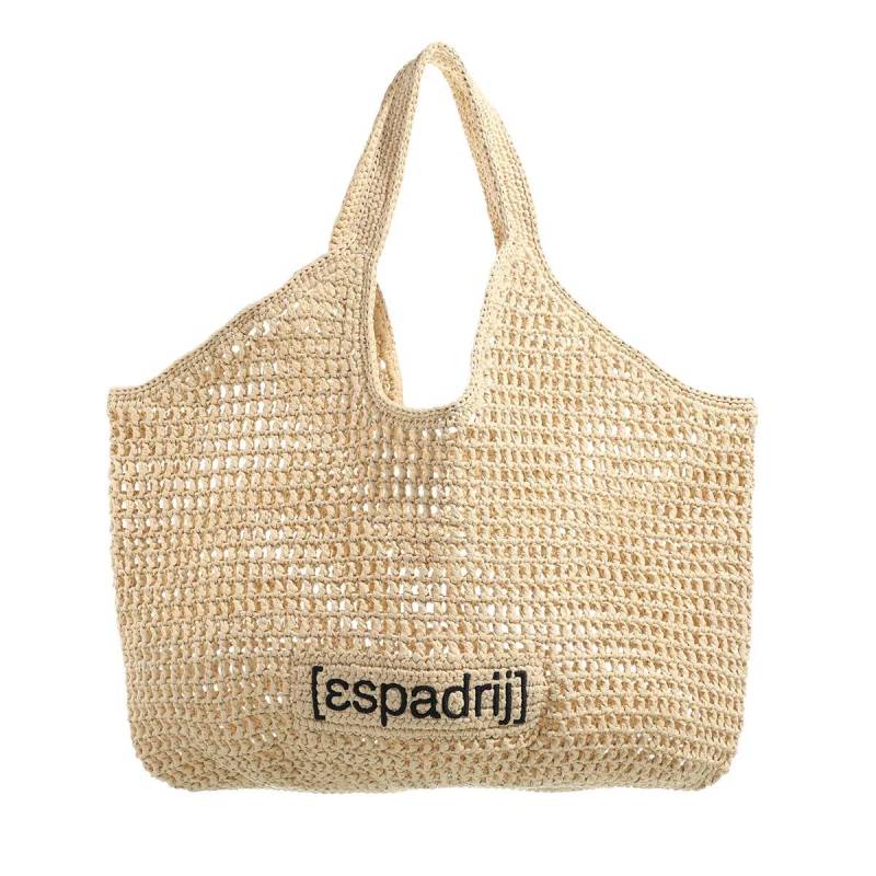 Espadrij l’originale Schultertasche - Raffia Shopper Bag - Gr. unisize - in Beige - für Damen von Espadrij l’originale