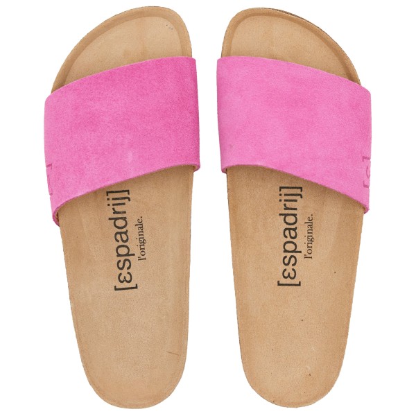 Espadrij - Women's Copine Velour - Sandalen Gr 36 beige/rosa von Espadrij