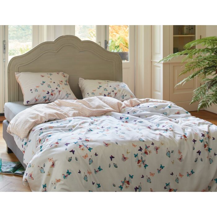 Esprit Bettwäsche Spring Butterflies mit bunten Schmetterlingen – Garnitur – 65x100 cm / 160x210 cm von Esprit