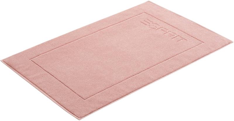 Esprit Badematte »Solid«, fussbodenheizungsgeeignet-schnell trocknend, Badteppich, Uni Farben, mit Esprit Logo Stickerei Hotelmatte von Esprit