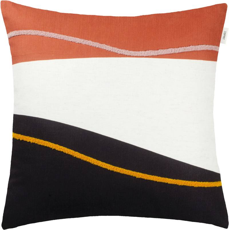 Esprit Kissenhülle »Demi«, (1 St.), mit Bouclé-Applikation von Esprit