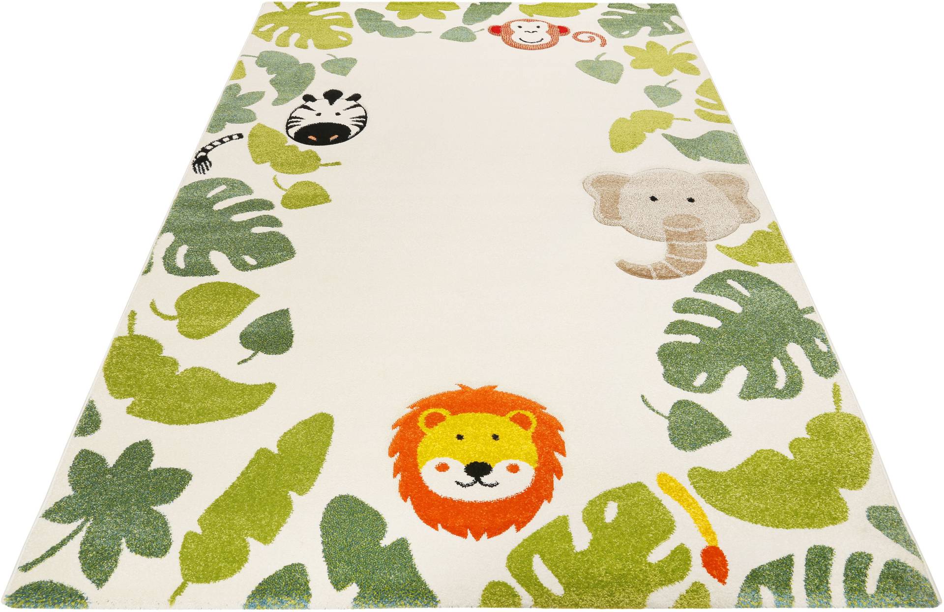 Esprit Kinderteppich »E-Safari«, rechteckig, 13 mm Höhe, Motiv Dschungel Tiere Esprit Kinderteppich »E-Safari«, rechteckig, 13 mm Höhe, Motiv Dschungel Tiere von Esprit