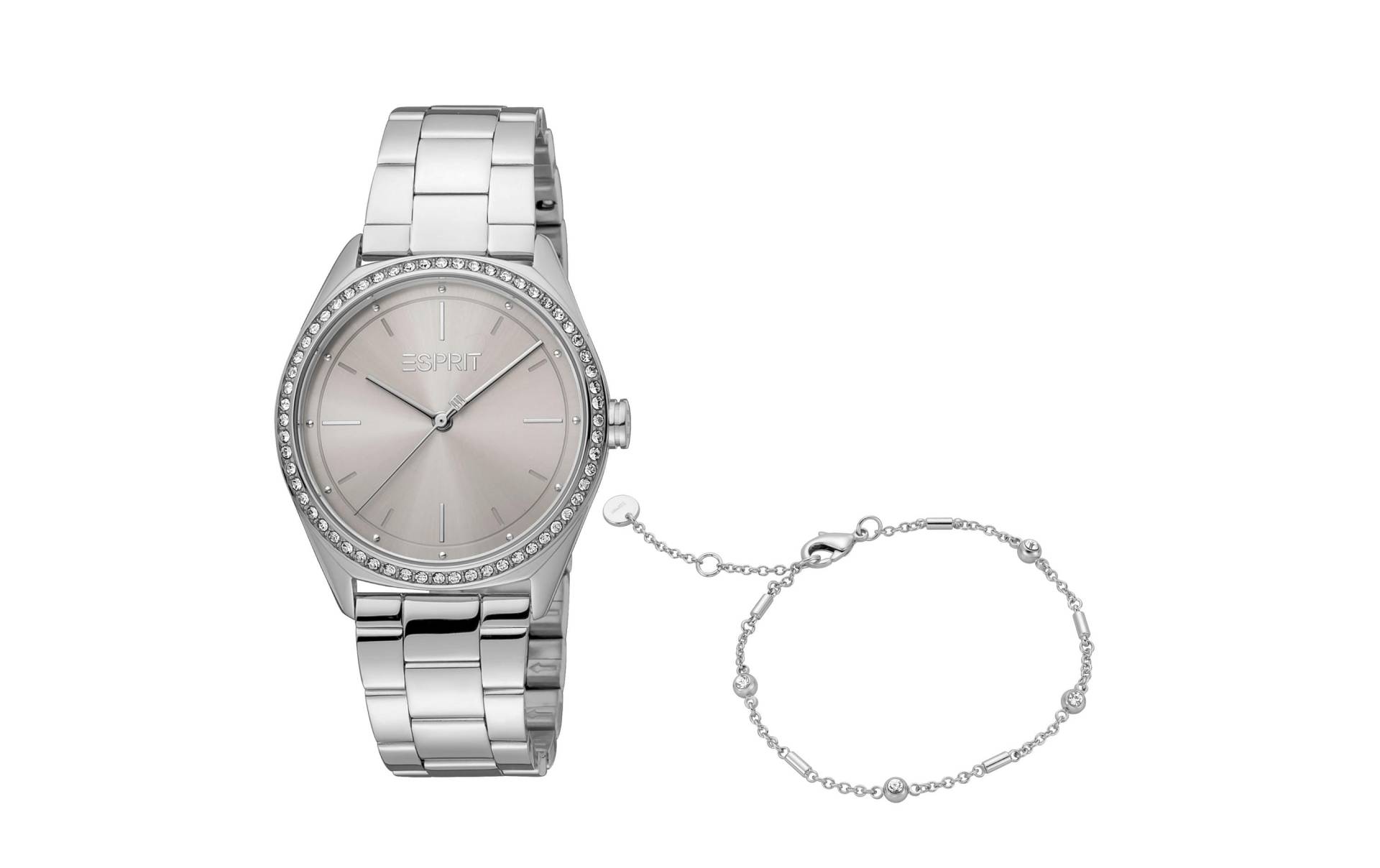 Esprit Mechanische Uhr »Aubrey ES Silberfarben Silver MB 34mm« Esprit Mechanische Uhr »Aubrey ES Silberfarben Silver MB 34mm« von Esprit
