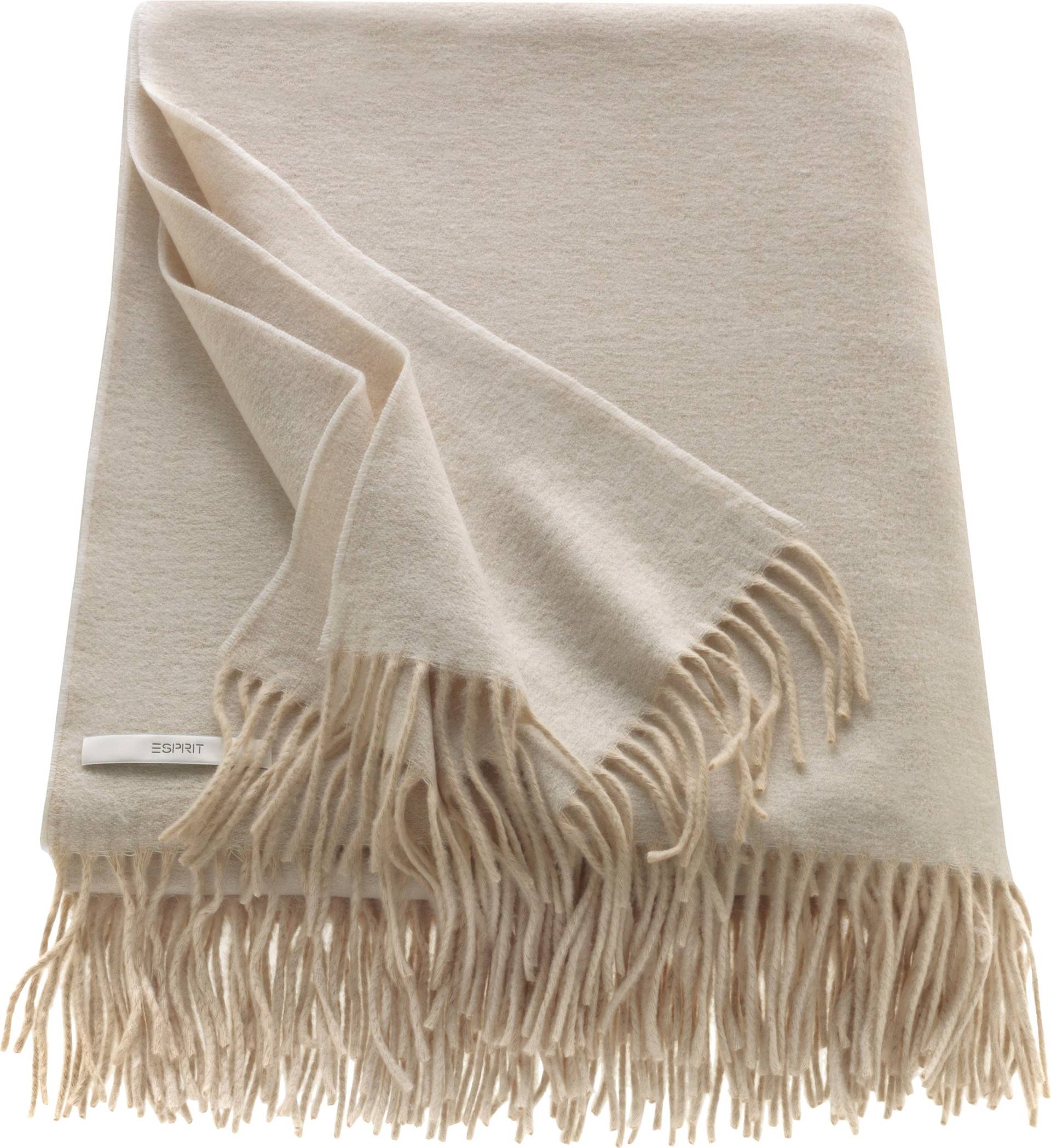 Esprit Wohndecke »Melange«, in Melangeoptik und mit Fransen, Kuscheldecke Esprit Wohndecke »Melange«, in Melangeoptik und mit Fransen, Kuscheldecke von Esprit
