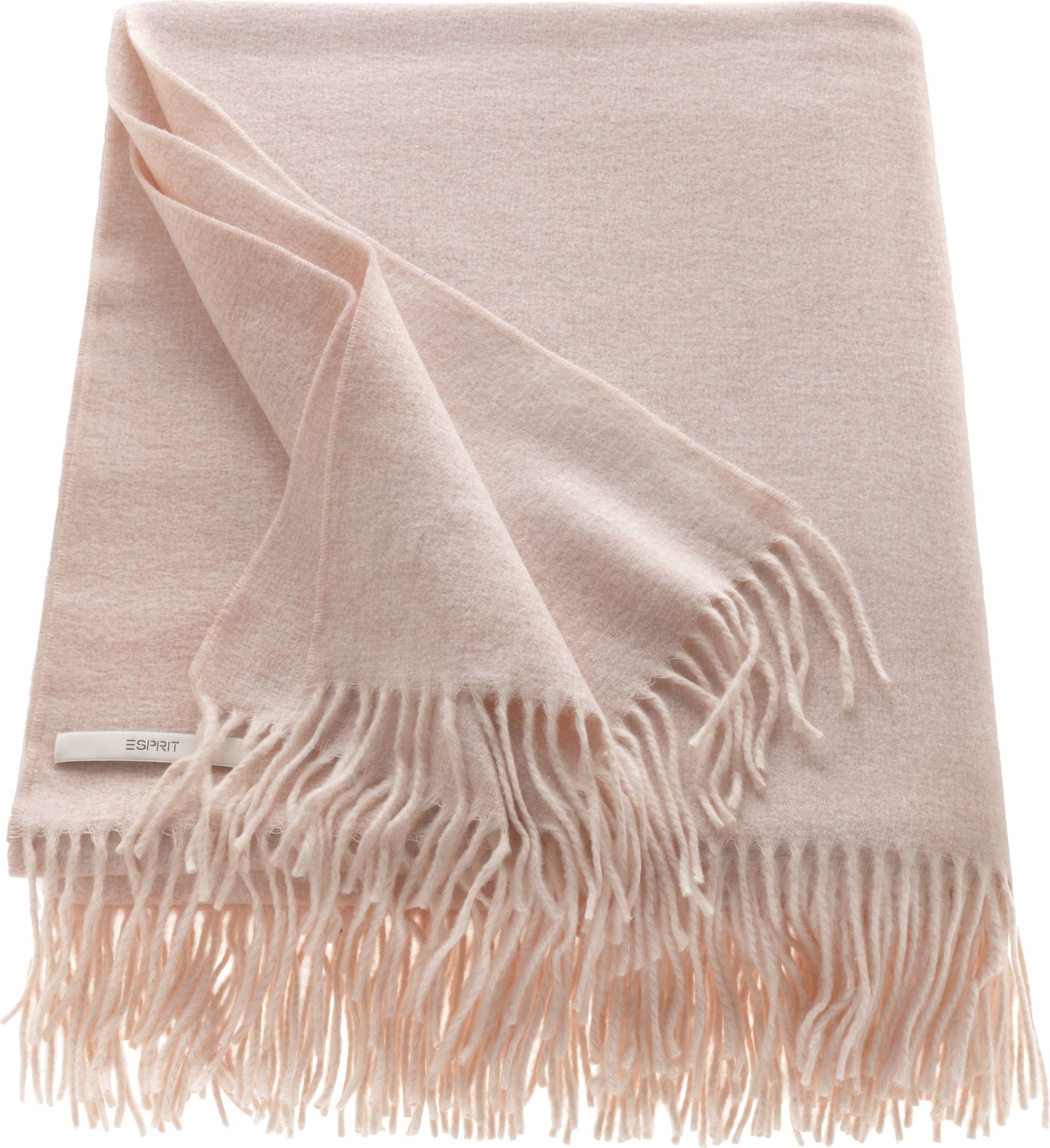 Esprit Wohndecke »Melange«, in Melangeoptik und mit Fransen, Kuscheldecke Esprit Wohndecke »Melange«, in Melangeoptik und mit Fransen, Kuscheldecke von Esprit