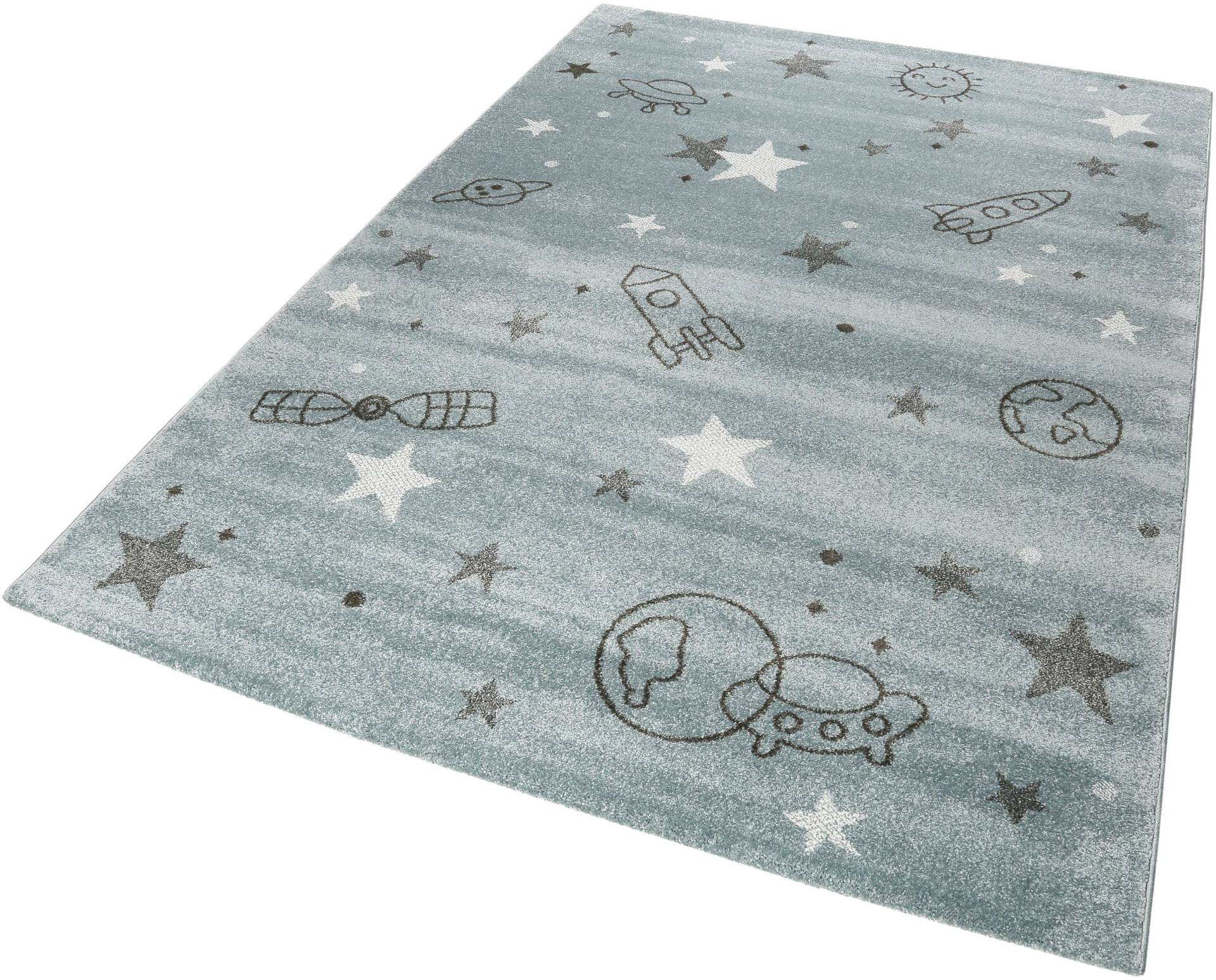 Esprit Kinderteppich »Yoda«, rechteckig, 13 mm Höhe, Weltall Design, Kurzflor Esprit Kinderteppich »Yoda«, rechteckig, 13 mm Höhe, Weltall Design, Kurzflor von Esprit