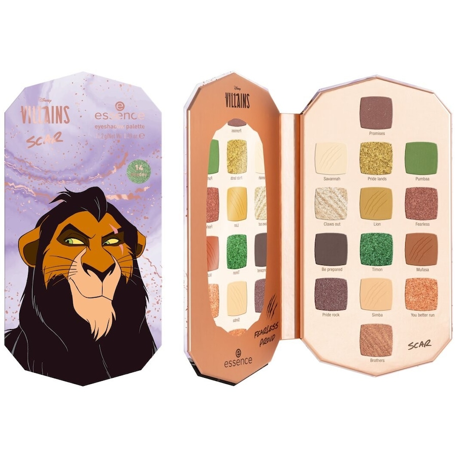 Essence Disney Essence Disney Villains Scar Eyeshadow Palette lidschatten 11.0 g Essence Disney Essence Disney Villains Scar Eyeshadow Palette lidschatten 11.0 g von Essence