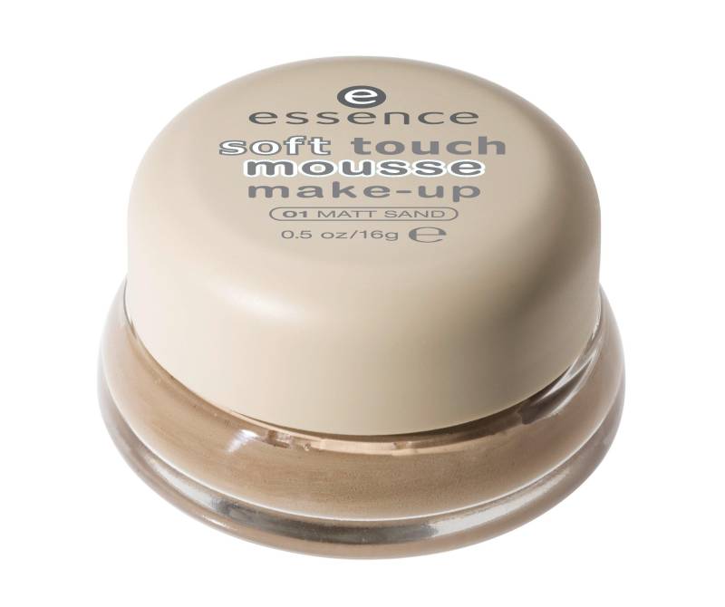 Soft Touch Mousse Damen  Matt Sand 16g von essence