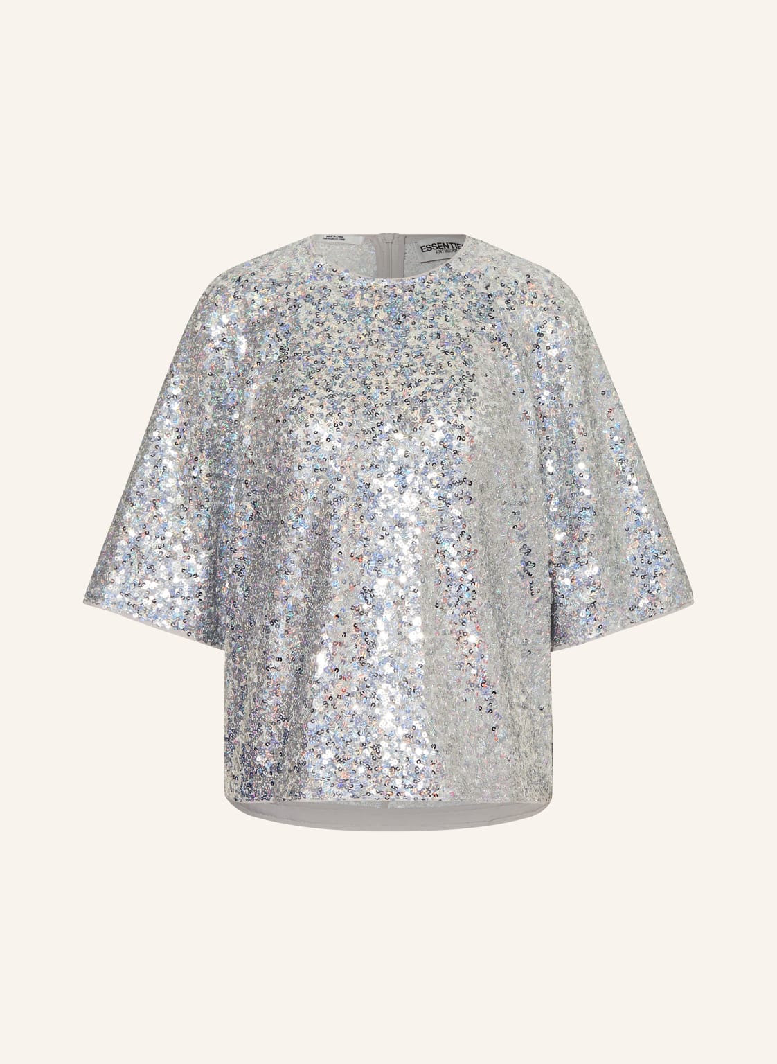 Essentiel Antwerp Blusenshirt Mit Pailletten silber von Essentiel Antwerp