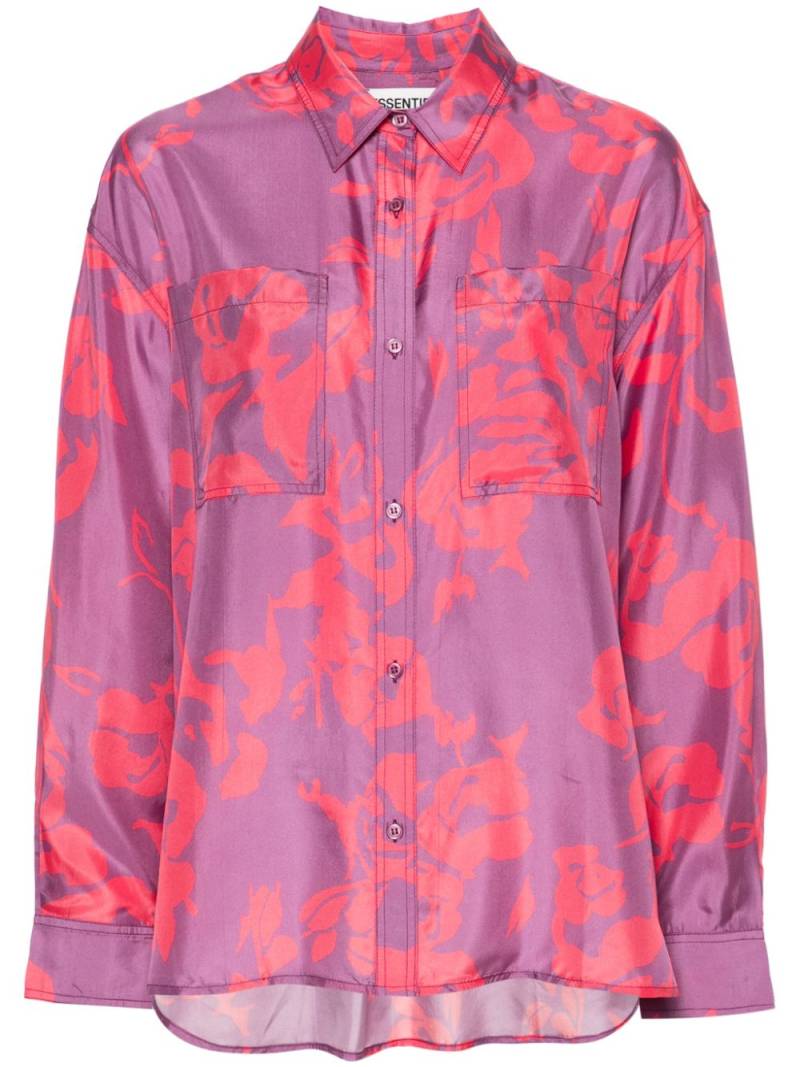 Essentiel Antwerp Forget Me Not silk shirt - Purple von Essentiel Antwerp