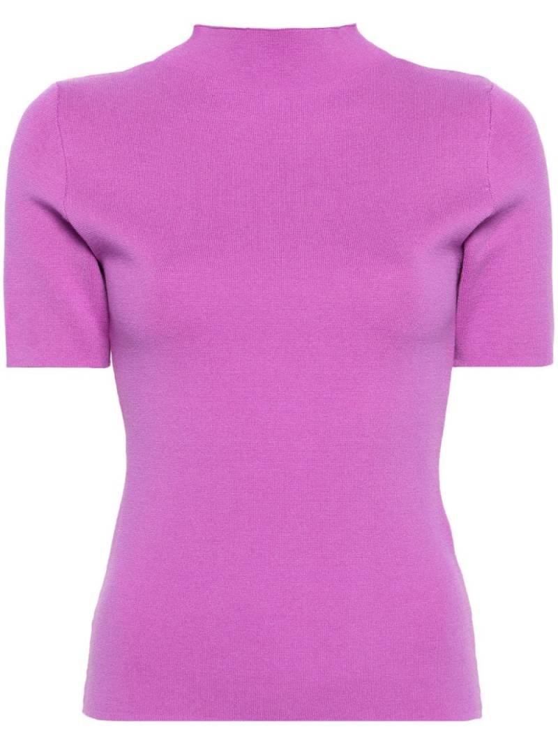 Essentiel Antwerp Frigobar short-sleeve jumper - Purple von Essentiel Antwerp