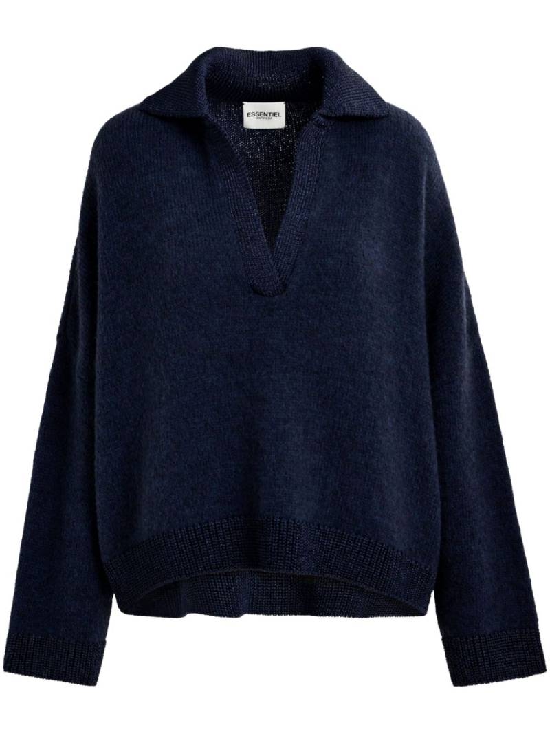 Essentiel Antwerp Gardien sweater - Blue von Essentiel Antwerp