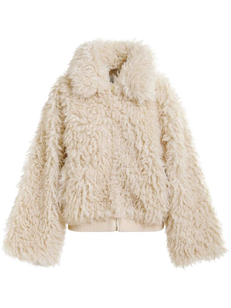 Essentiel Antwerp Genergized faux-fur coat - Neutrals von Essentiel Antwerp