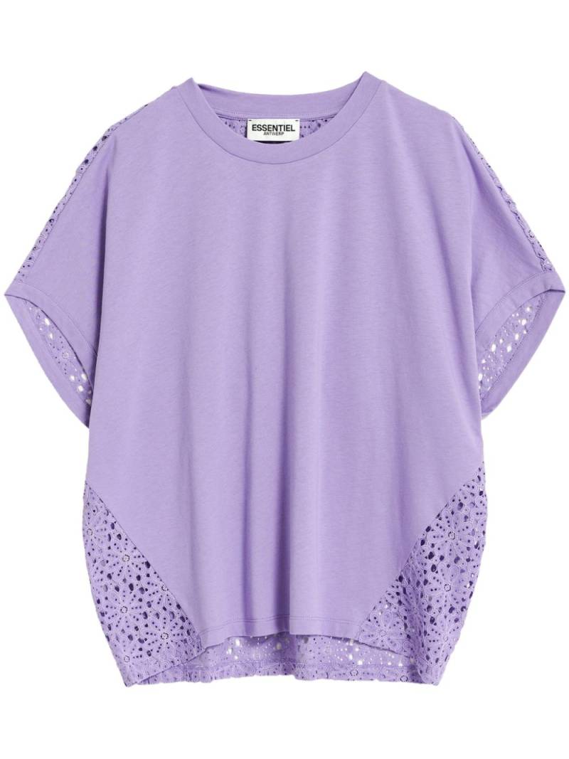 Essentiel Antwerp Gerb T-shirt - Purple von Essentiel Antwerp