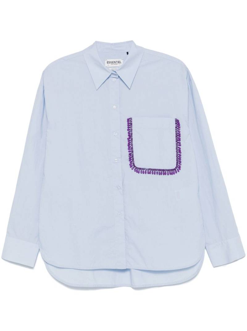 Essentiel Antwerp Get Embellished shirt - Blue von Essentiel Antwerp