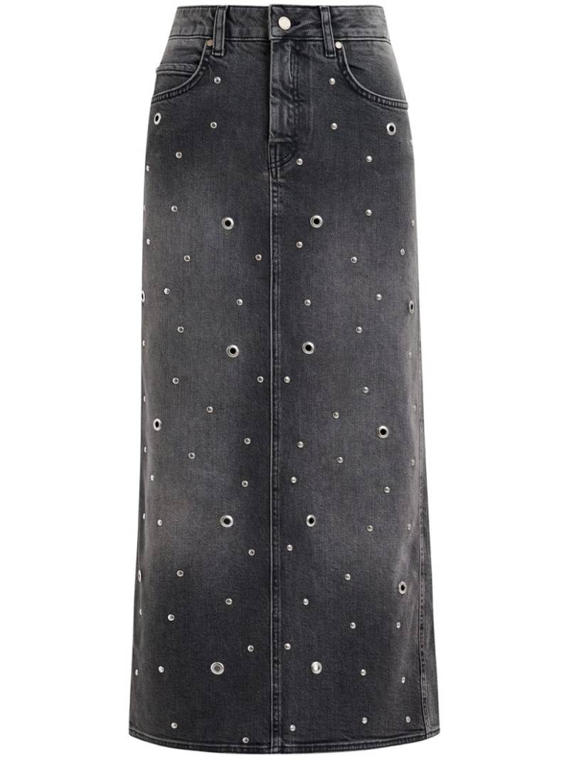 Essentiel Antwerp Geyelet straight skirt - Grey von Essentiel Antwerp