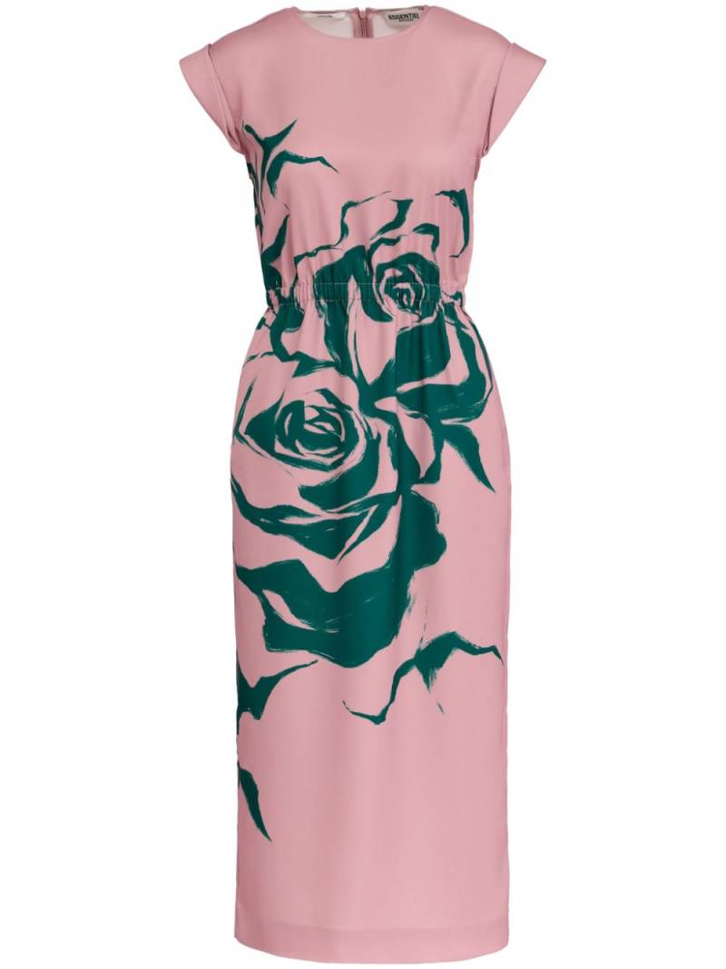 Essentiel Antwerp Giamond floral-print midi dress - Green von Essentiel Antwerp